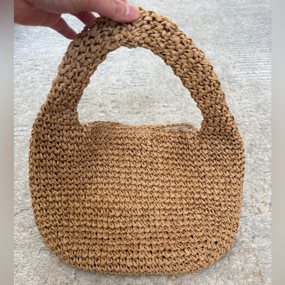 Nikki Beach Raffia Bag